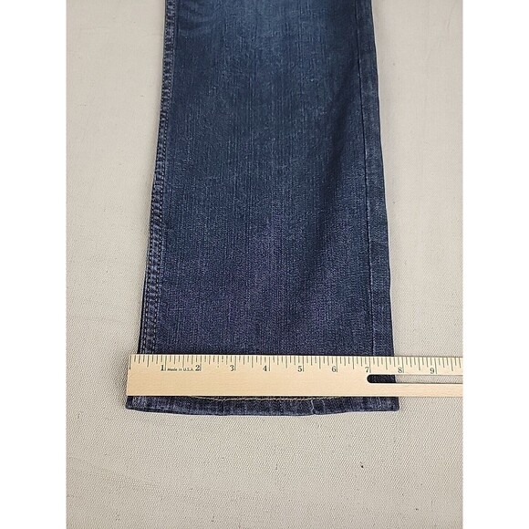 Silver Jeans Mens 33 34x29 Straight Mid Rise  Dark Blue Stretch Authentic EUC - Picture 4 of 13